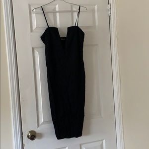 Strapless V-Neck Dress